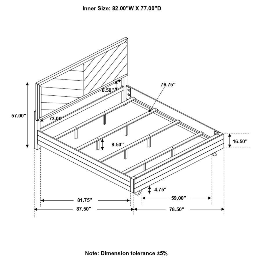 Taylor - Wood Panel Bed