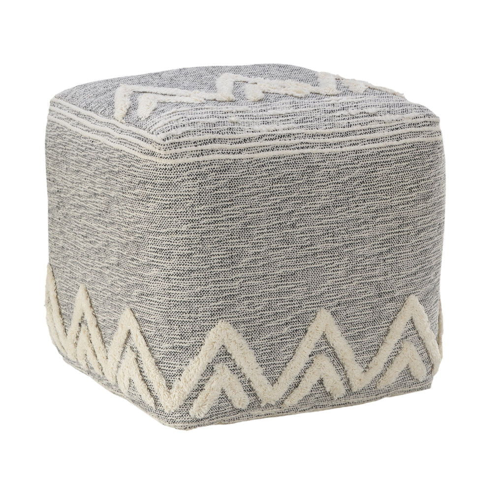 Polyester Ottoman - Gray