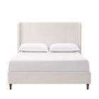 Harper - Tall Headboard Upholstered Bed / High Headboard / Elegant Simplicity / No Box Spring Needed