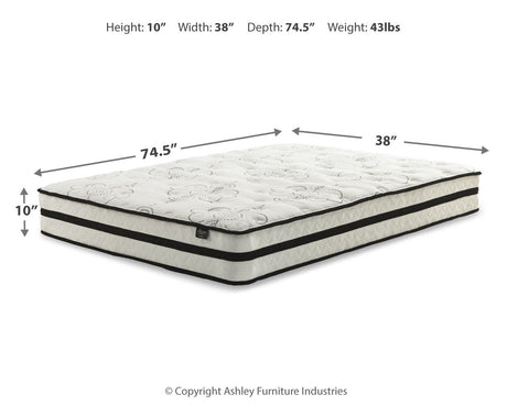 Chime 10 Inch Hybrid - Medium Hybrid Mattress - view 4