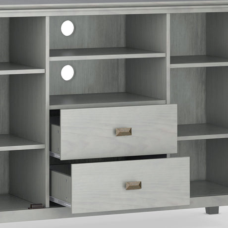 Artisan - Handcrafted, Tall TV Media Stand by Simpli-Home | Bel Furniture