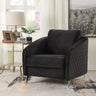 Sofia - Velvet Modern Chic Accent Armchair by Lilola Home | Bel Furniture