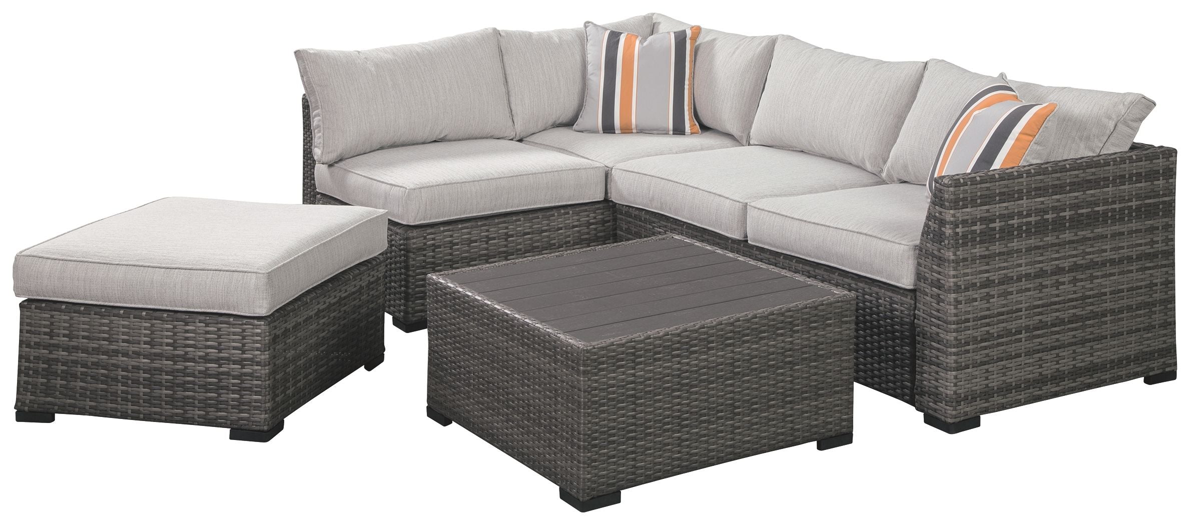 Cherry Point - Gray - 4 Pc. - Lounge Set