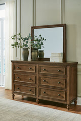 Sturlayne - Brown - Dresser And Mirror by Benchcraft® | Bel Furniture
