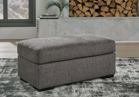 Gardiner - Pewter - Ottoman by Signature Design by Ashley® | Bel Furniture