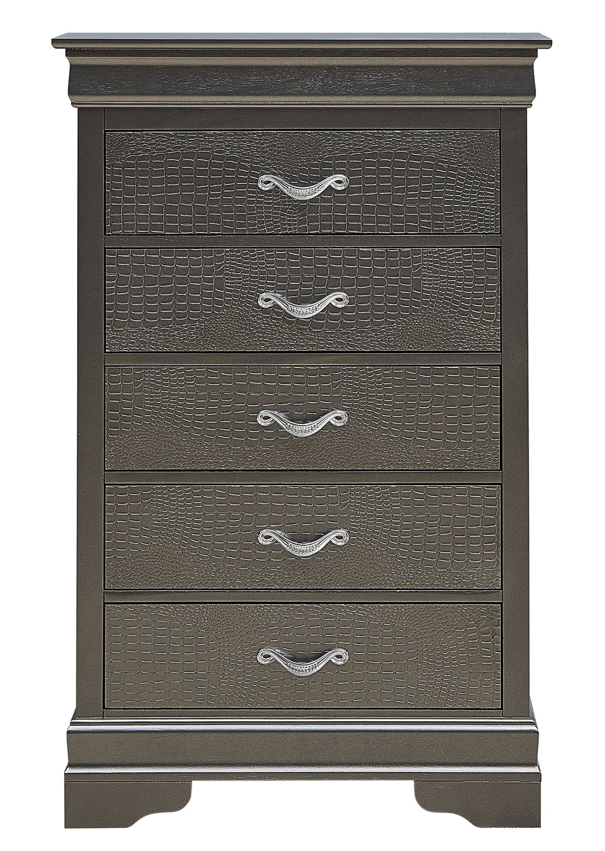 Sleek Transitional Chest - Metal Black by Glory Furniture | Bel Furniture