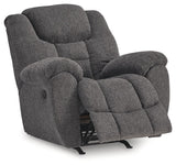 Foreside - Charcoal - Rocker Recliner by Signature Design by Ashley® | Bel Furniture