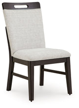 Neymorton - Light Gray / Brown - Dining Upholstered Side Chair (Set of 2) by Signature Design by Ashley® | Bel Furniture