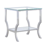 Saide - Rectangular Glass Top Table