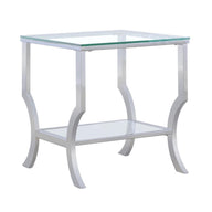 Saide - Rectangular Glass Top Table