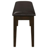 Guillen - 5 Piece Rectangular Dining Table Set - Cappuccino by CoasterEveryday | Bel Furniture