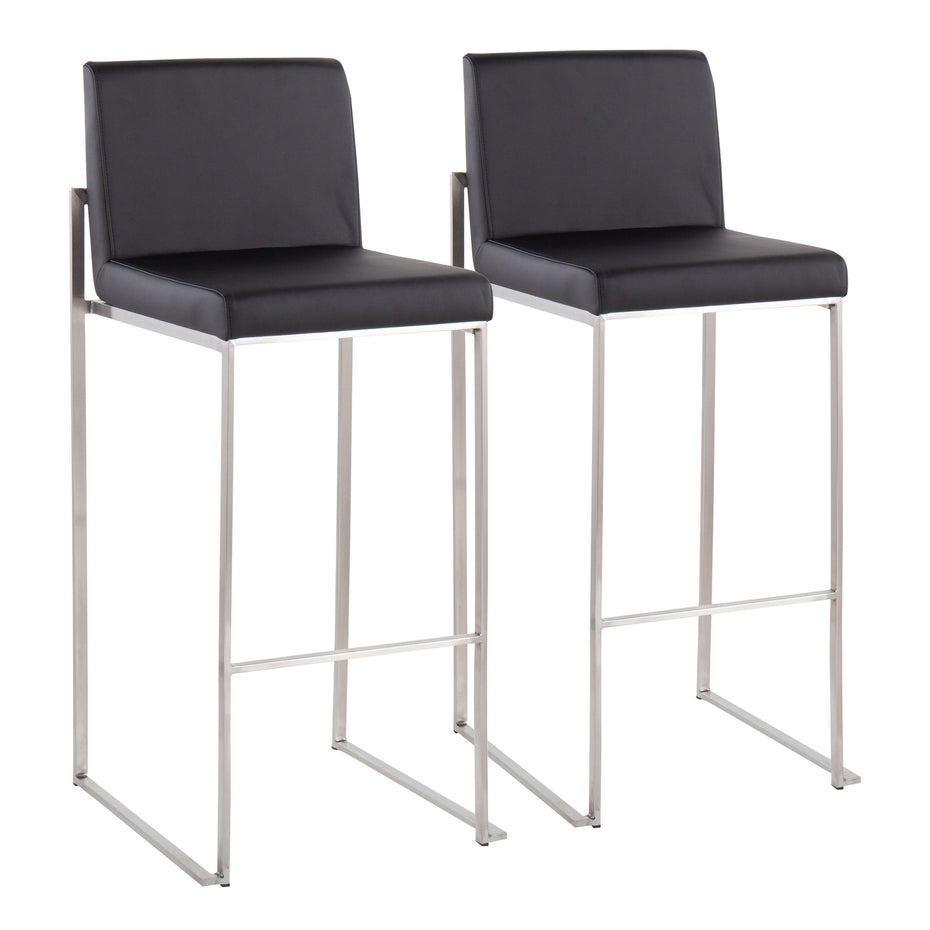 Fuji - Contemporary And Modern Elegance High Back Barstool