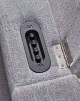 Pineland - Glider Power Recliner With Audio System - Pewter