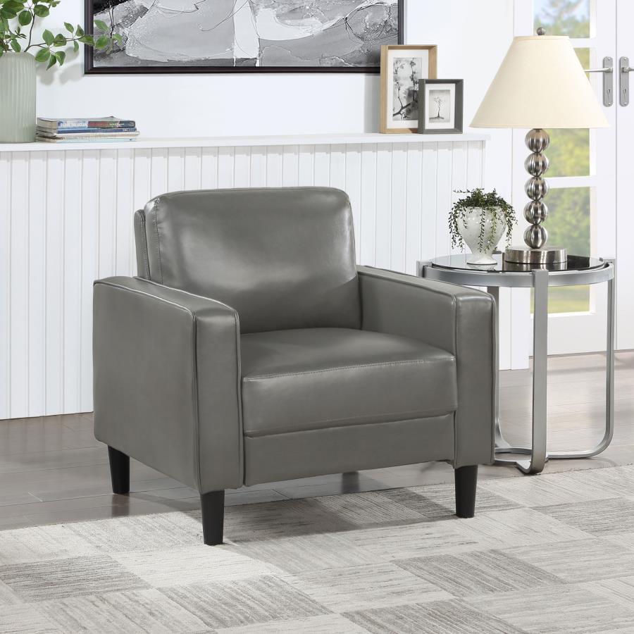 Ruth - Upholstered Track Arm Accent Chair by Coaster Fine Furniture | Bel Furniture