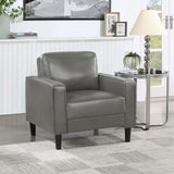 Ruth - Upholstered Track Arm Accent Chair by Coaster Fine Furniture | Bel Furniture
