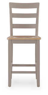 Harperfeld - Barstool (Set of 2) - Natural / Gray