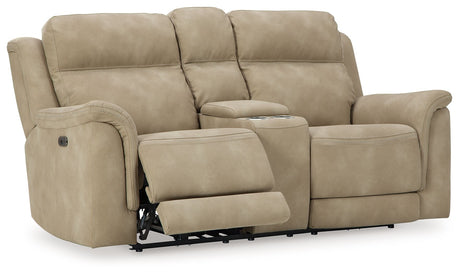 Next-Gen Durapella - Reclining Power Loveseat With Console - view 13