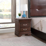 Louis Phillipe - Storage Nightstand - Cappuccino