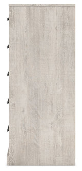 Shawburn - Whitewash - Five Drawer Chest by Signature Design by Ashley® | Bel Furniture