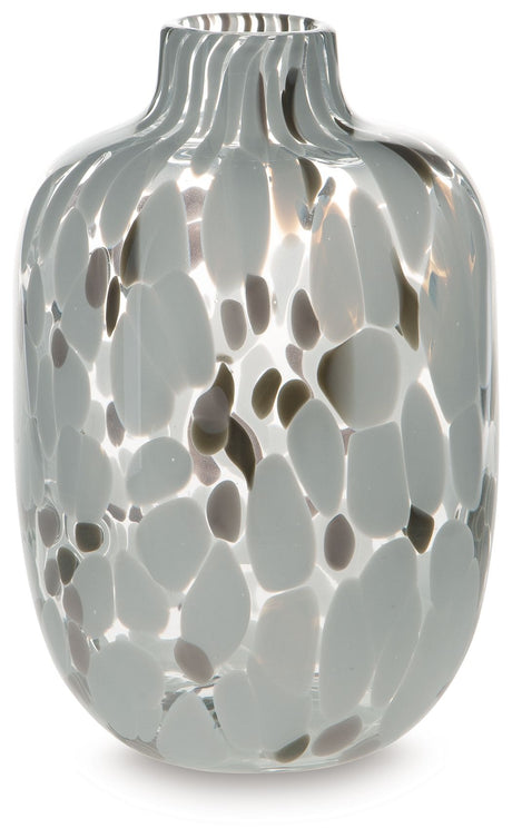 Keelton - Vase Gray 6.61"W x 6.61"D x 9.68"H by Signature Design by Ashley® | Bel Furniture
