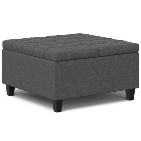 Harrison - Upholstered Coffee Table Storage Ottoman - view 13