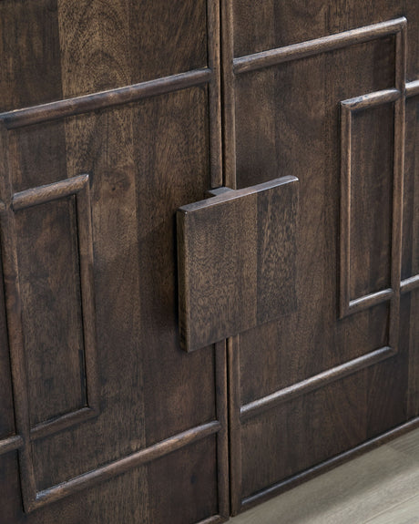 Cato - Accent Cabinet - Dark Brown - view 5