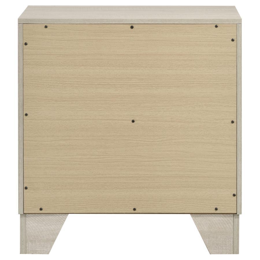 Trenton - 2-Drawer Nightstand Bedside Table - Rustic Cream by Coaster Fine Furniture | Bel Furniture