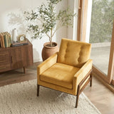 Cole - Solid Wood Lounge Chair