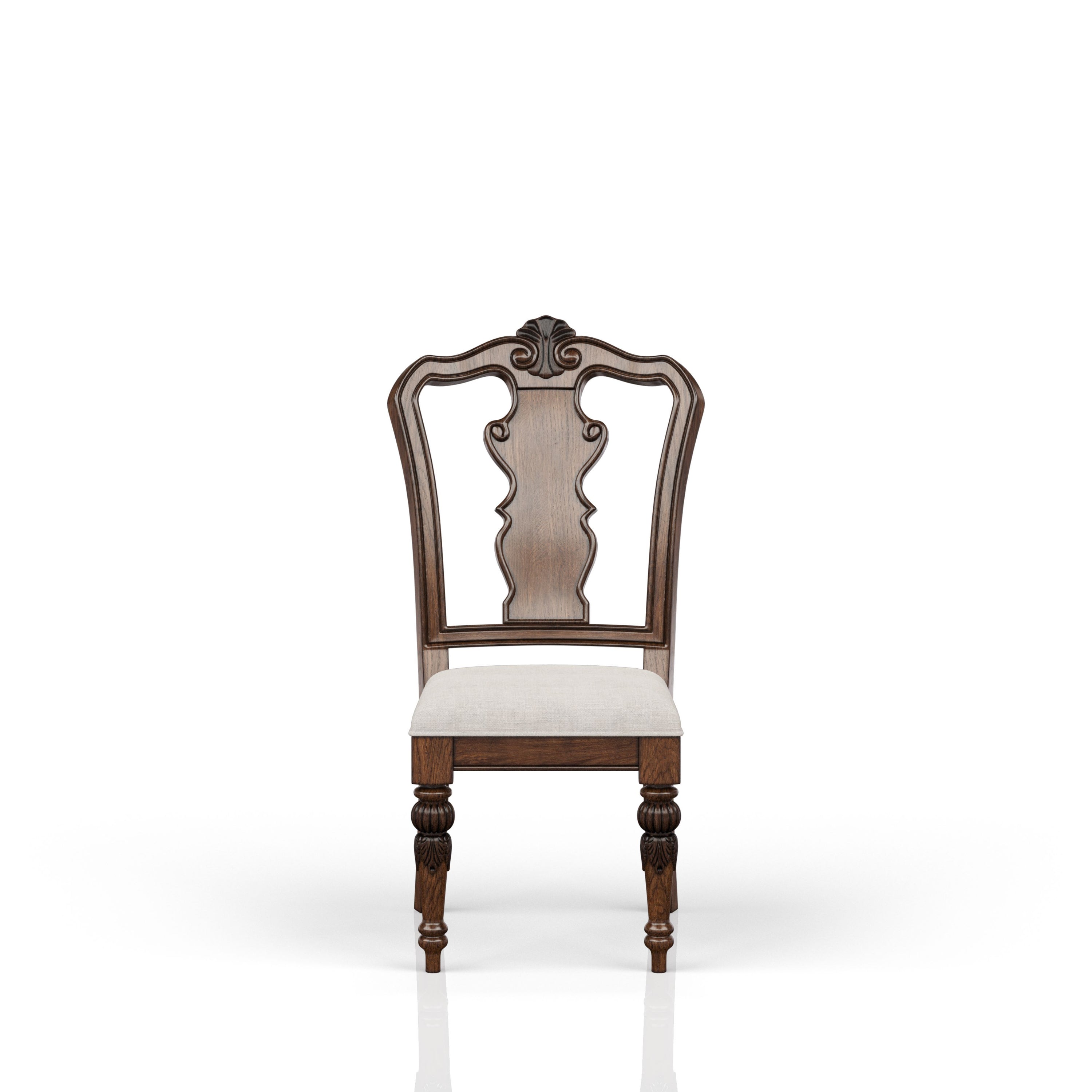 Traditional Side Chair - Mahogany