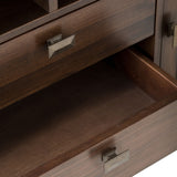 Artisan - TV Media Stand - Natural Aged Brown by Simpli-Home | Bel Furniture