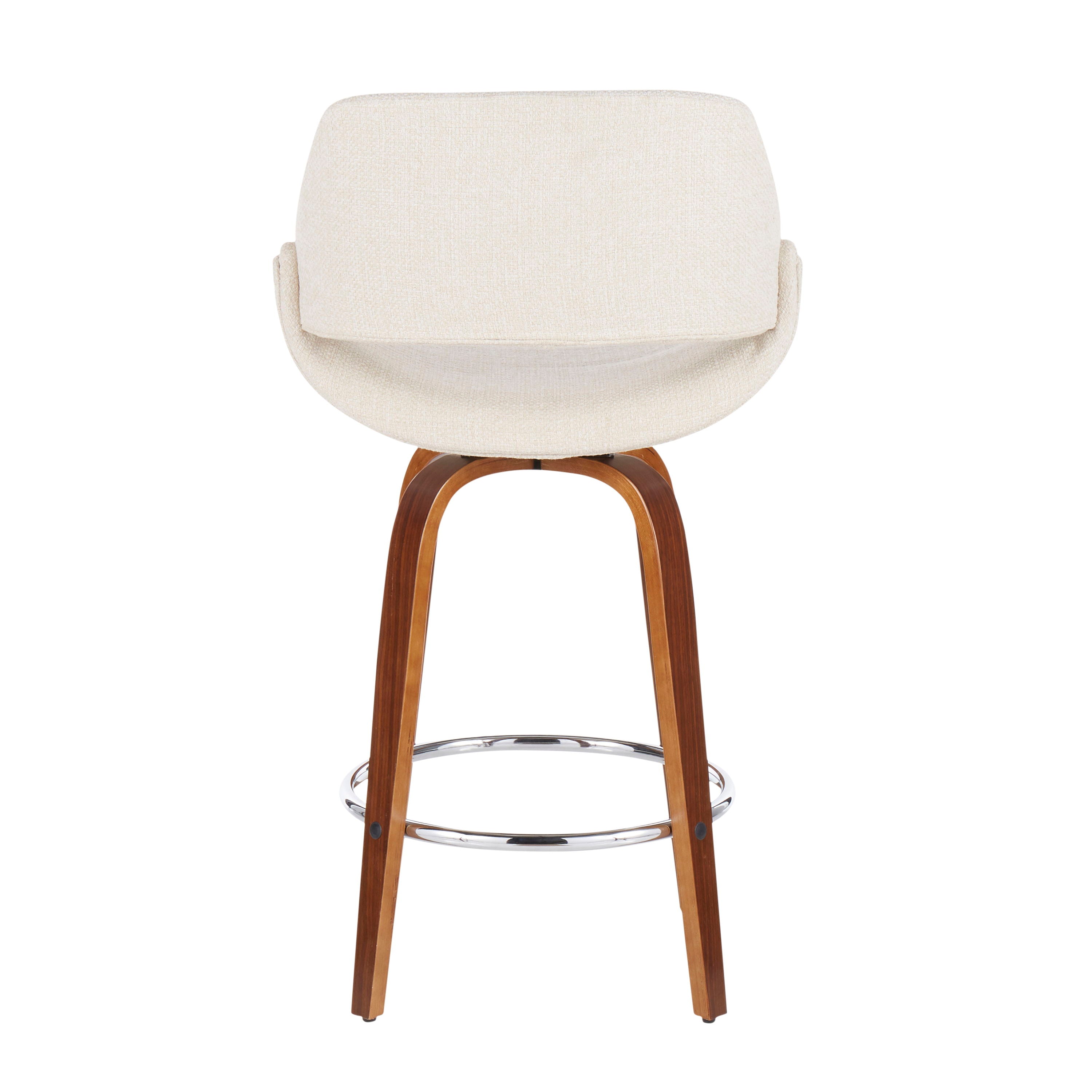 Fabrico - Mid Century Modern Counter Stool (Set of 2)