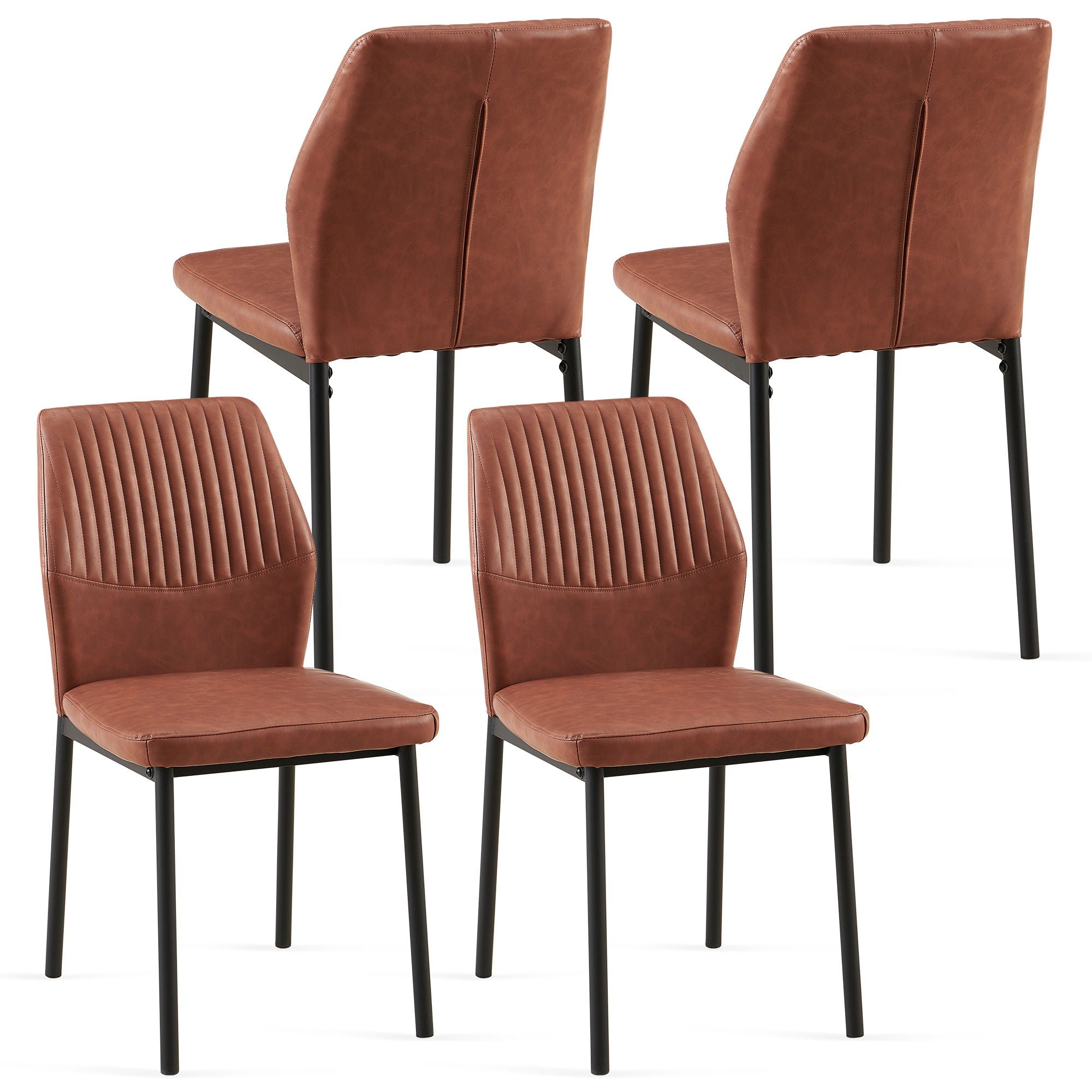 Dining Chairs Living Room Chair Modern Kitchen Armless Side Chair With Metal Legs