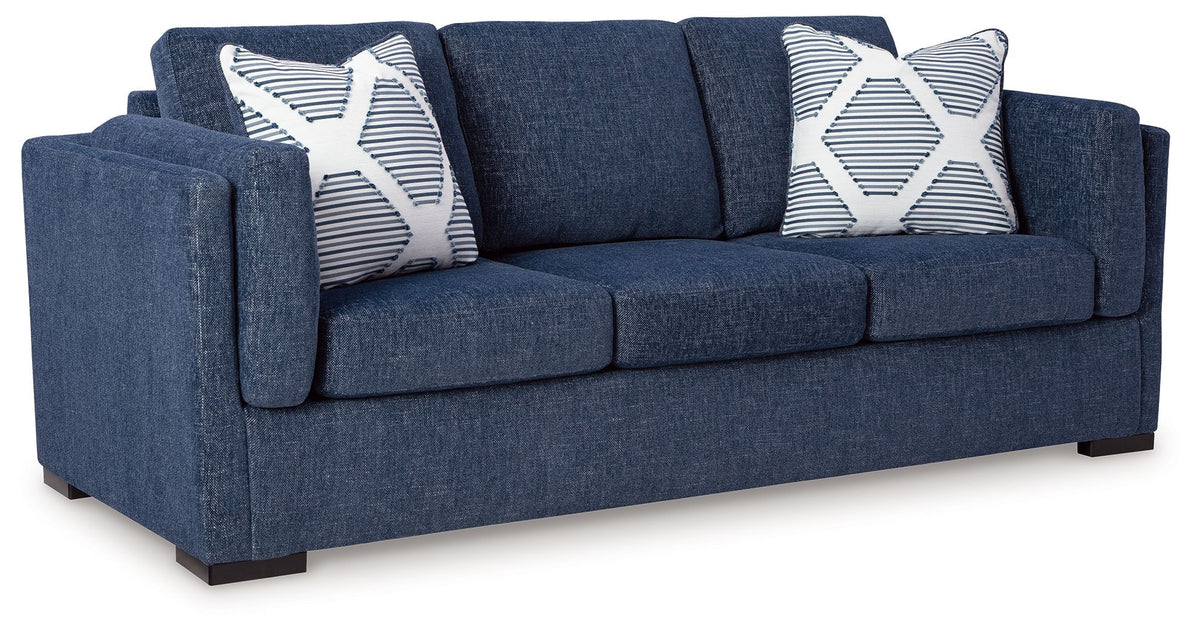 Evansley - Sofa Blue by Benchcraft® | Bel Furniture