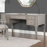 Dauphin - 5 Drawer Executive Desk by Jennifer Taylor Home | Bel Furniture