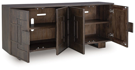 Cato - Accent Cabinet - Dark Brown - view 6