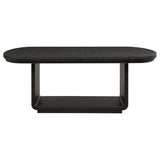 Leandro - 78" Extension Dining Room Table - Burnished Black