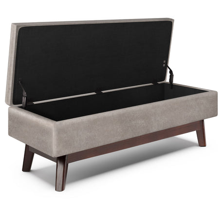 Owen - Upholstered Rectangular Storage Ottoman - view 62