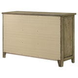 Hazlewood - 6-Drawer Bedroom Dresser Cabinet - Vineyard Oak