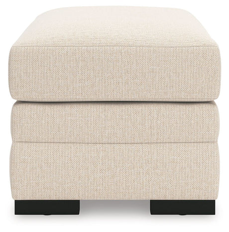 Lango - Jute - Ottoman by Benchcraft® | Bel Furniture