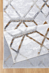 Nova - 2'7" X 7' Polypropylene Area Rug - Multi / White by Icona Home Decor | Bel Furniture