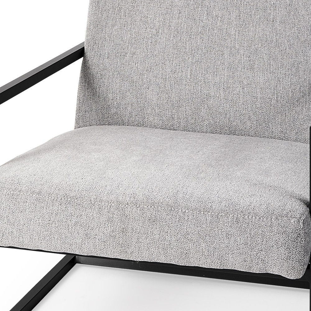 Geo Modern Accent Or Side Chair - Gray / Black