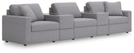 Modmax - Straight Sectional - Granite