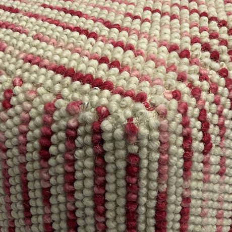 Zoey - Handcrafted Woven Cube Pouf - view 6