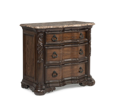 Ludwig - Nightstand - Dark Brown by Crown Mark | Bel Furniture