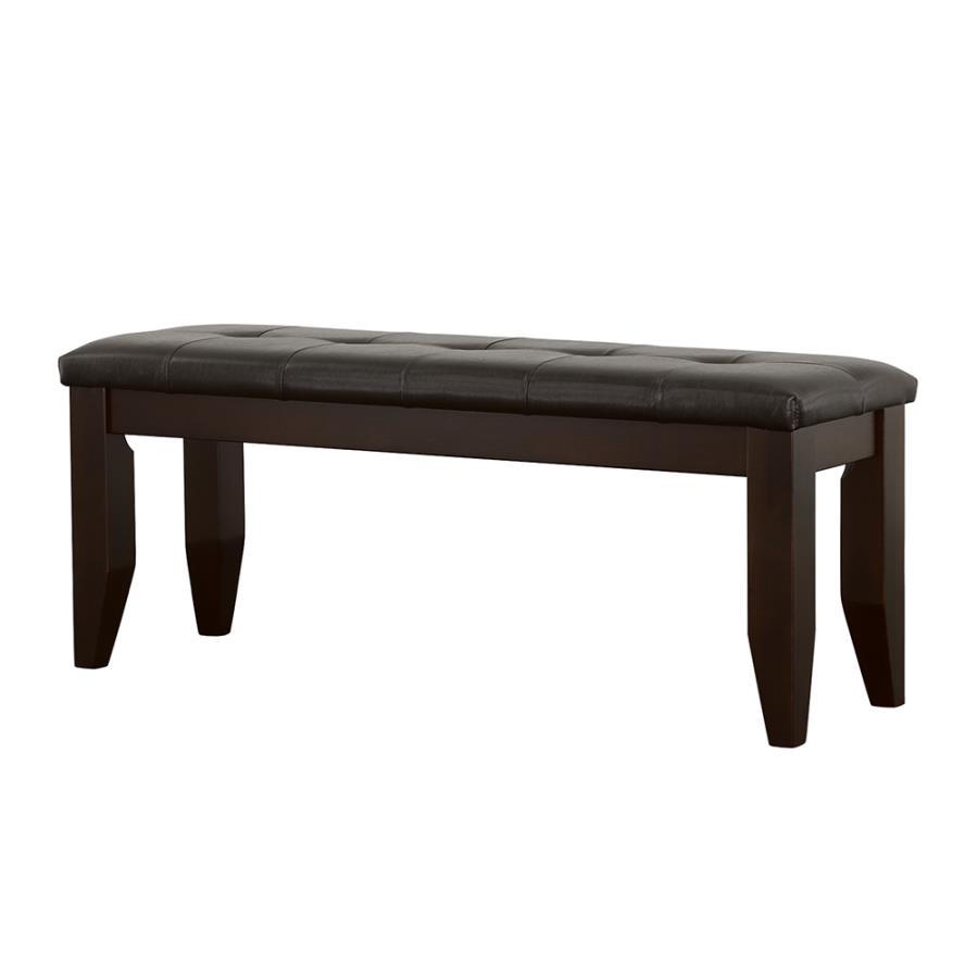 Dalila - Tufted Upholstered Dining Bench by CoasterEveryday | Bel Furniture