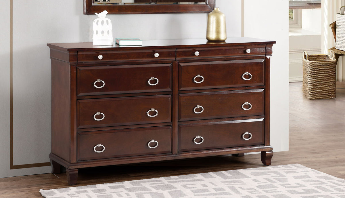 Triton - Dresser - Cappuccino by Glory Furniture | Bel Furniture