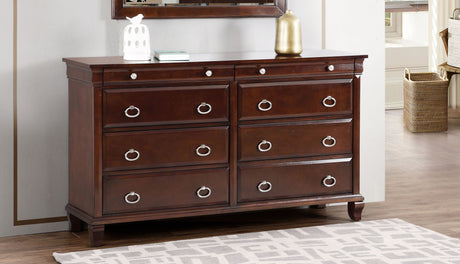 Triton - Dresser - Cappuccino by Glory Furniture | Bel Furniture