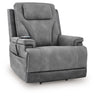 4Z-Peaceful Pause - Serenity Zone - Power Lift Recliner Dark Gray by Signature Design by Ashley® | Bel Furniture