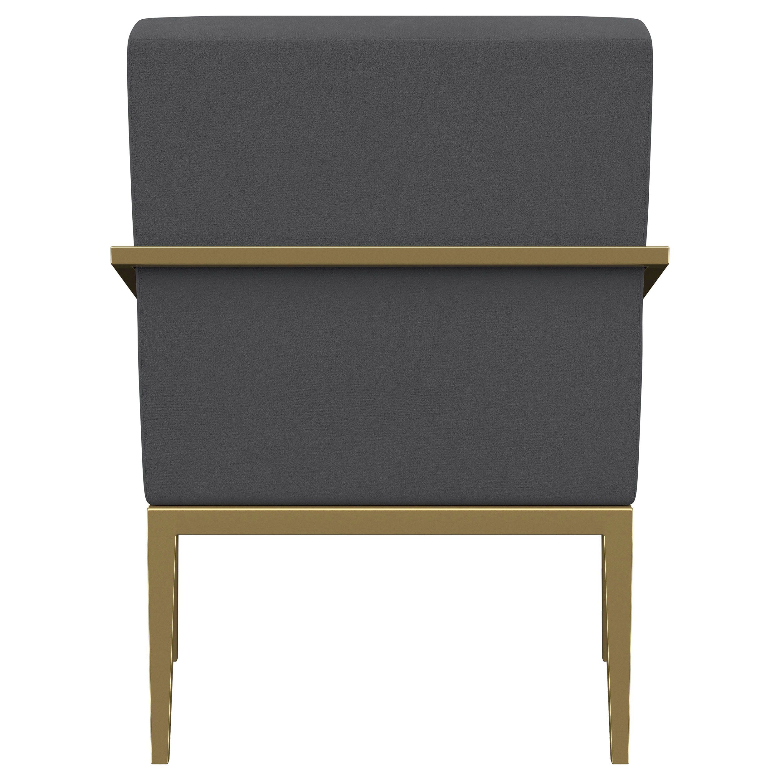 Kirra - Upholstered Metal Arm Accent Chair