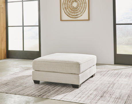 Lerenza - Birch - Oversized Accent Ottoman by Ashley® | Bel Furniture